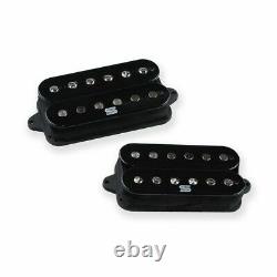 Seymour Duncan Duality Electric Guitar Pickup Set Black Neck and Bridge Set