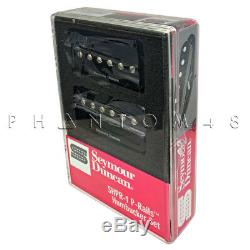 Seymour Duncan SHPR-1b&n P-Rails P-90 Bridge Neck Set Guitar Humbucker Pickup BL