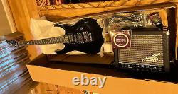 Smiger SG5BLK 24 frt Beginner Starter Kit Electric guitar Floyd Rose