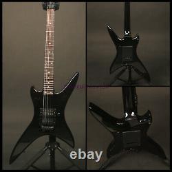 Solid Body BC Electric Guitar Stealth Chuck 6 Strings FR Bridge Black Free Ship