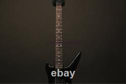 Solid Body BC Electric Guitar Stealth Chuck 6 Strings FR Bridge Black Free Ship
