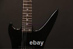 Solid Body BC Electric Guitar Stealth Chuck 6 Strings FR Bridge Black Free Ship