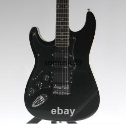Solid Body Left-handed Electric Guitar ST Black Set In Rosewood Fretboard
