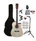 Spear & Shield Acoustic Guitar For Beginner Adult Natural 41 With Full Package