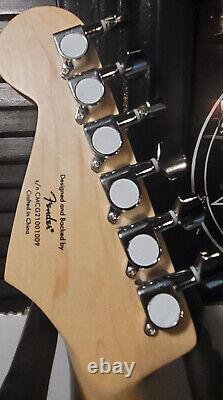 Squire Stratocaster by Fender with Protoge Case, Cable and New Strings