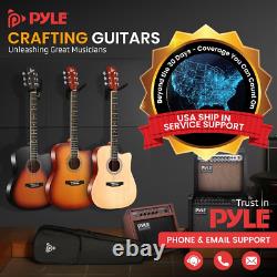 Steel String Acoustic Guitar Kit, 4/4 Full Size Cutaway All-Wood Guitarra Acusti