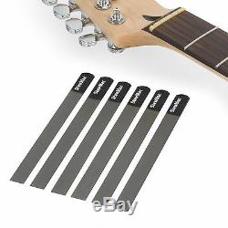 StewMac Nut Slotting Files for Electric Guitar Set of 6 for Light Strings