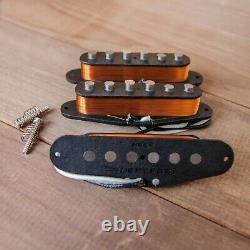 Strat Pickup Set for Strat Guitar HandWound AlNiCo2 Scooped-Mids II