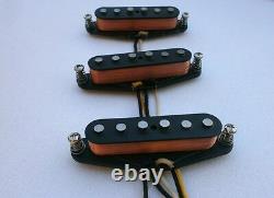 Stratocaster A5 Guitar Pickups SET HandWound Q David Gilmour Black Strat Fender