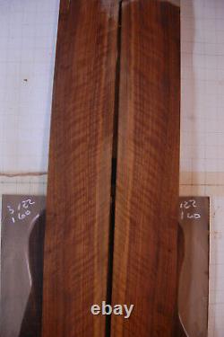 Super fiddleback walnut tonewood guitar luthier set back sides classical