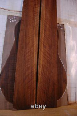 Super fiddleback walnut tonewood guitar luthier set back sides classical