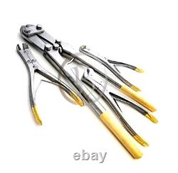 TC Pin Cutter & Wire Instrument Stainless Steel Cutter Set of 4PCS Orthopedic