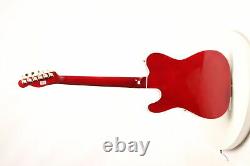 TL Electric Guitar F Hole Semi Hollow Body Gold Hardware Set In Joint Red Color