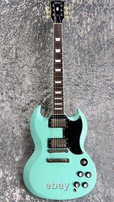 Tokai SG-166/CM Seaform Green Electric Guitar WithGig Bag Shipping From Japan