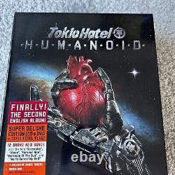 Tokio Hotel Humanoid CD & DVD New Sealed & Flag