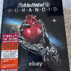 Tokio Hotel Humanoid CD & DVD New Sealed & Flag