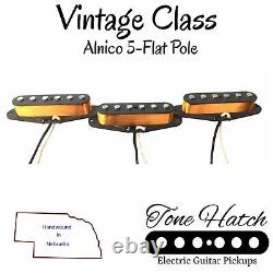 Tone Hatch Handwound Guitar Pickups Vintage Stratocaster Set, Strat Hand Wound