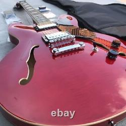 Top Factory Customization Half Hollow Jazz Electric Guitar Set New High Quality