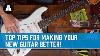 Top Tips For Making Your New Guitar Better