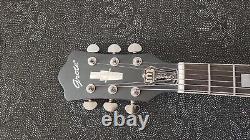 Trans brown color electric jazz hollow body guitar set neck HH pickups tombridge