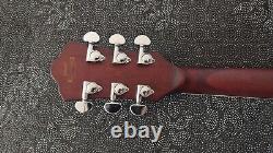 Trans brown color electric jazz hollow body guitar set neck HH pickups tombridge