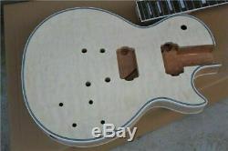 Unfinished 1 set electric guitar body and neck for LP parts Replace