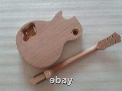 Unfinished 1 set electric guitar kits body and neck for LP style parts