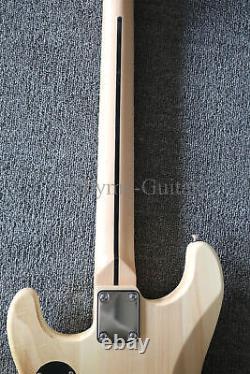 Unfinished Charvl Electric Guitar Basswood Body Full Set Part No Paint Fast Sale