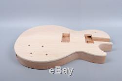 Unfinished Guitar Body Replacement Mahogany Electric Guitar Set In P90 pickup