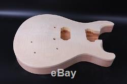 Unfinished Set Mahogany Guitar Body+Neck Fit Diy Electric Guitar Project/Parts