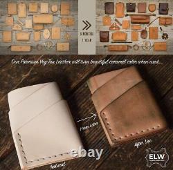 Veg Tan Tooling Leather 9/10 oz (3.6-4mm) 2 Piece Special Price