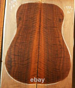 Very old fiddleback black walnut tonewood guitar luthier set back sides 1960's