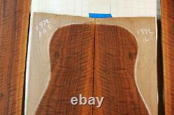 Very old fiddleback black walnut tonewood guitar luthier set back sides 1960's