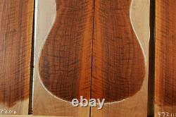 Very old fiddleback black walnut tonewood guitar luthier set back sides 1960's