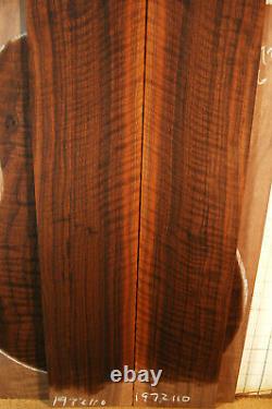 Very old fiddleback black walnut tonewood guitar luthier set back sides 1960's