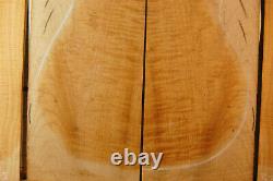 Veryold KY beautiful curly hard maple tonewood guitar luthier set back and sides