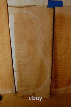 Veryold KY beautiful curly hard maple tonewood guitar luthier set back and sides