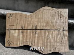 Vintage Eastern Maple Ribbon Flame Matched Top Set LP Beauty Of The Burst