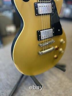 Vintage V100 Gold Top Electric Guitar New Strings & Set Up