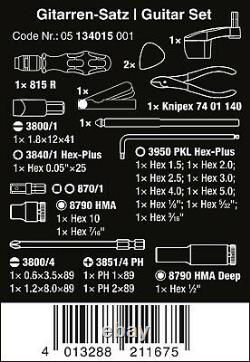 Wera 9100 Guitar Tool Set 23 Piece 05134015001