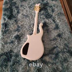 White Prince Electric Guitar Soild Body Maple Neck Gold Hardware 6 String Set In