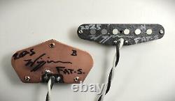 Wiggins Brand, Telecaster hand wound pickup set, Koa wood, Fat over wound