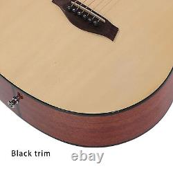 Wooden Guitar Set Acoustic Guitar Set Spruce Wood And Mahogany For Daily Use