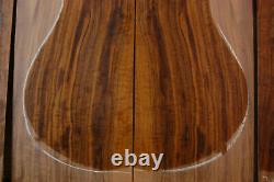 X-fancy curly eastern black walnut tonewood guitar luthier set back sides AAAA