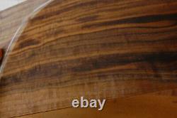 X-fancy curly eastern black walnut tonewood guitar luthier set back sides AAAA