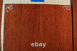 X-fine curly quartered curly Bubinga tonewood guitar luthier set back sides