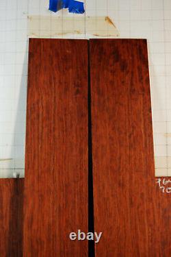 X-fine curly quartered curly Bubinga tonewood guitar luthier set back sides