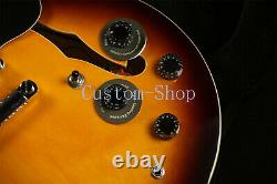 ZUWEI 335 Electric Guitar Coil Tapping Equipped Maple Top Semi Hollow Sunburst
