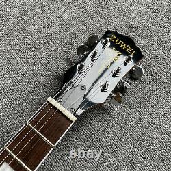 ZUWEI 335 Electric Guitar Coil Tapping Pickup Semi Hollow AAA Flamed Maple Top