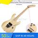 Zuwei Unfinished Electric Guitar Kits Diy Build Part Set Maple Neck Usa Shipping